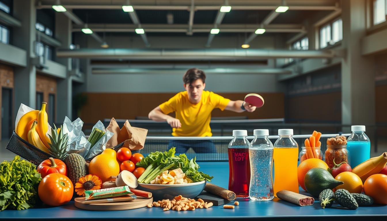 Alimentación para practicantes de tenis de mesa