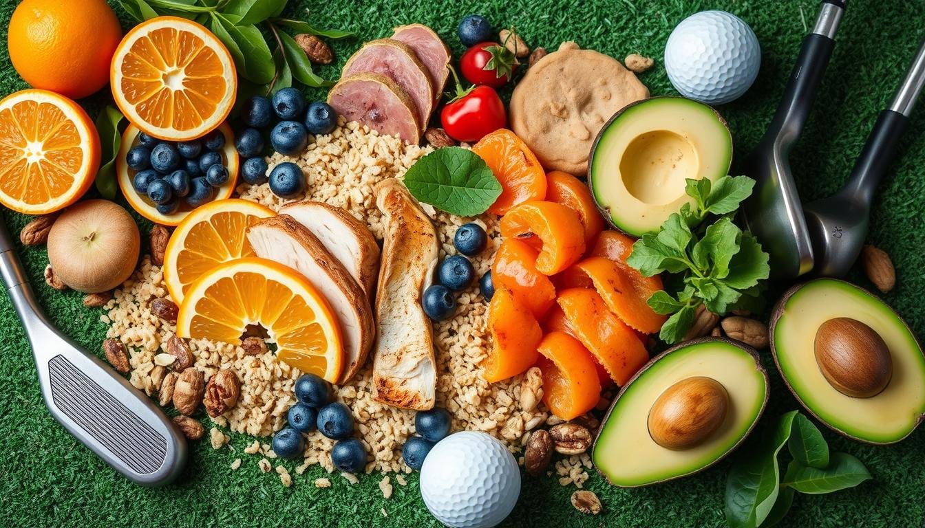 dieta del jugador de golf