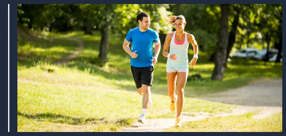 Beneficios del Footing - Pareja Haciendo Running