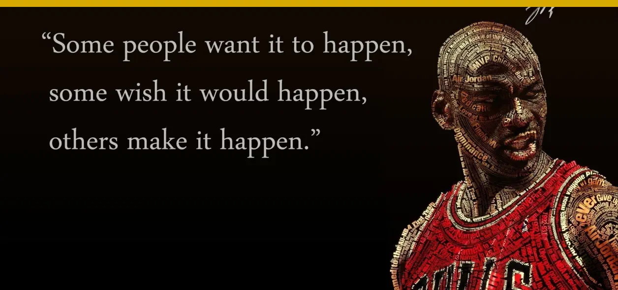 Frase de motivación de Michael Jordan de los Chicago Bulls para conseguir resultados