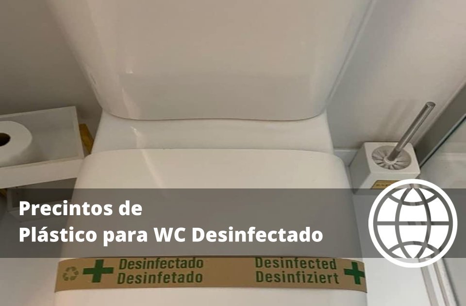 Precintos de Plástico para WC Desinfectado