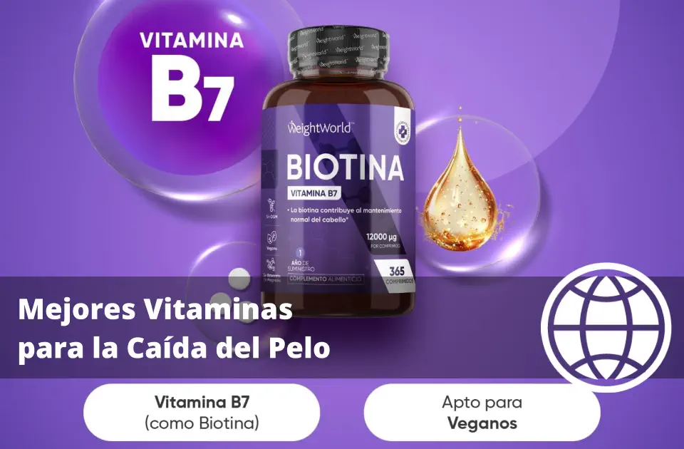Mejores Vitaminas para la Caída del Pelo