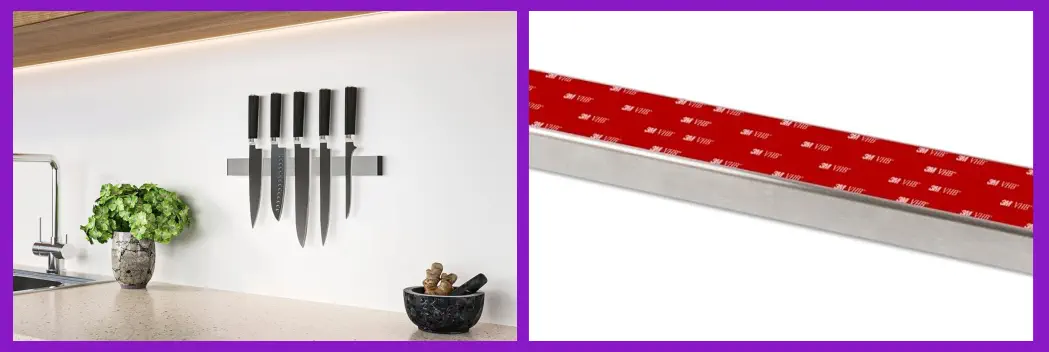 Mejores Soportes de Cuchillos Magnéticos adhesivos